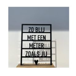 Kaarthouder meter