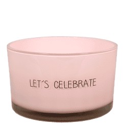 Geurkaars let's celebrate