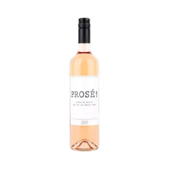 Wijnfles met tekst prosé 750ml
