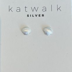 Zilveren oorring schelp Katwalk Silver