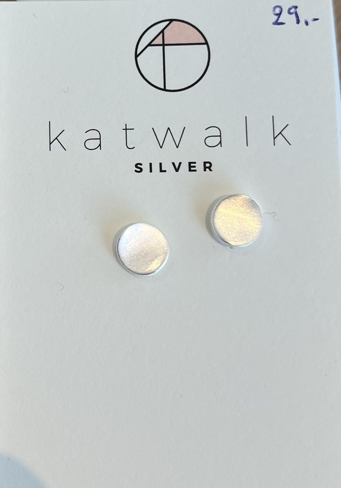 Zilveren oorring cirkel Katwalk Silver