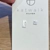 Zilveren oorring Katwalk Silver
