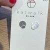 Zilveren oorring Katwalk Silver