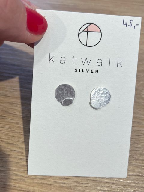 Zilveren oorring Katwalk Silver