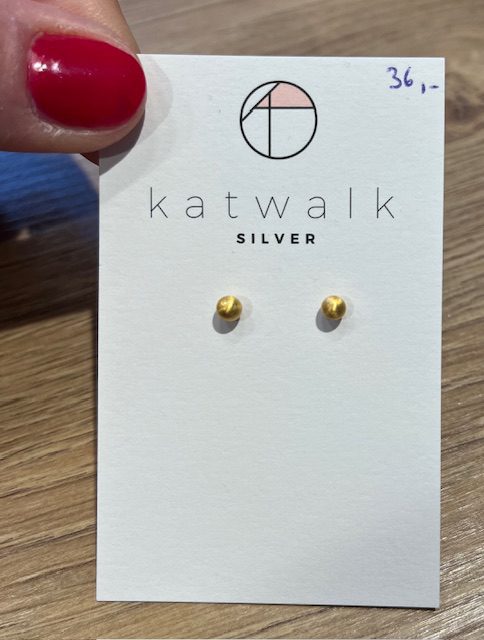 Zilveren oorring bol Katwalk Silver