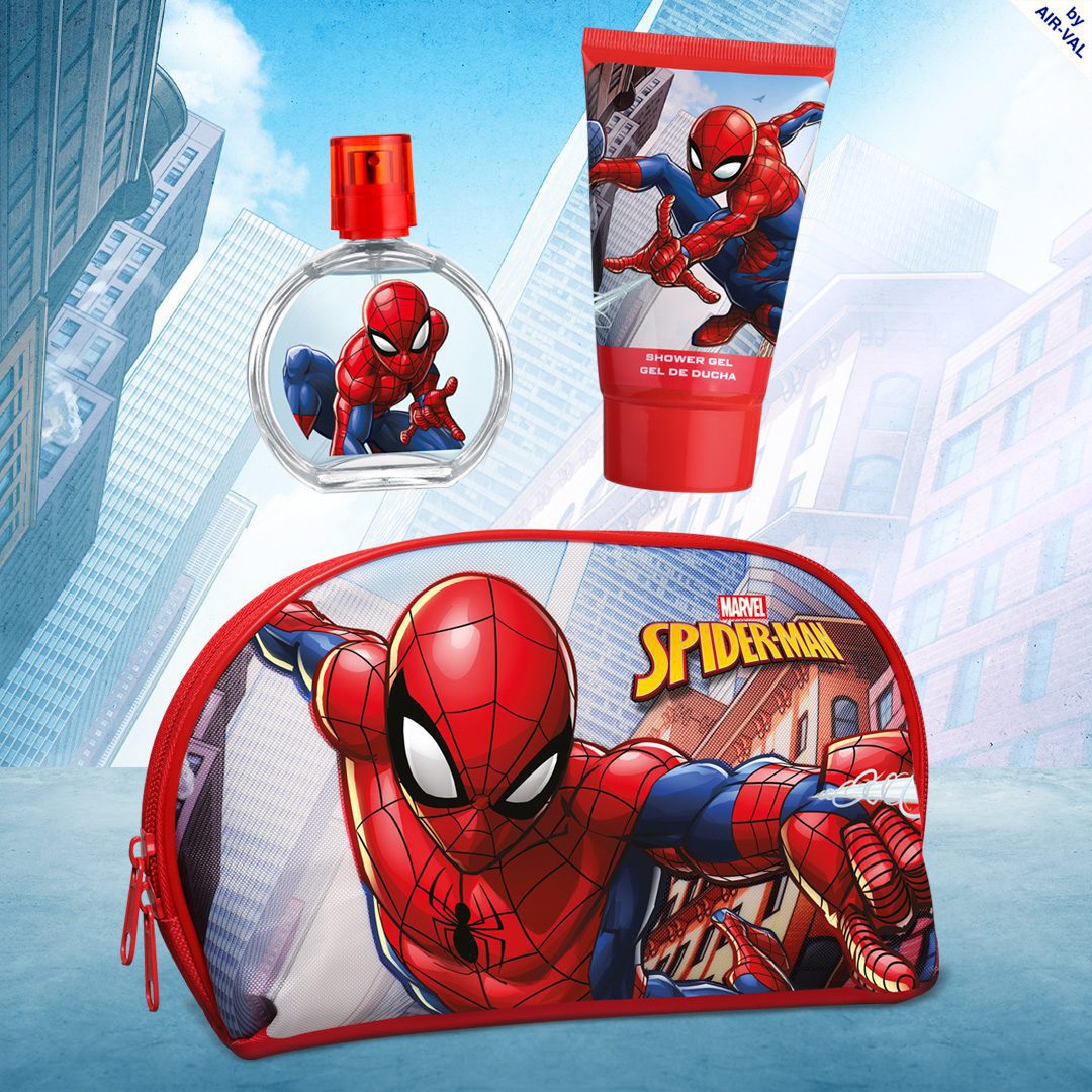 Toilettas Spiderman EDT 50ml En douchegel 100ml