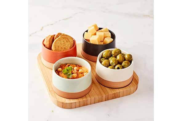 Aperitiefschalen en kommetjes