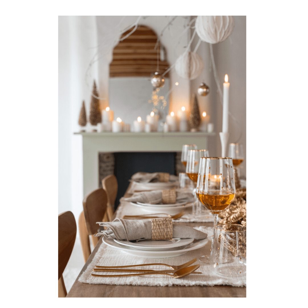 Champagneglas met goudkleurige stippen - Afbeelding 4