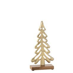 Goudkleurige decoratieve kerstboom