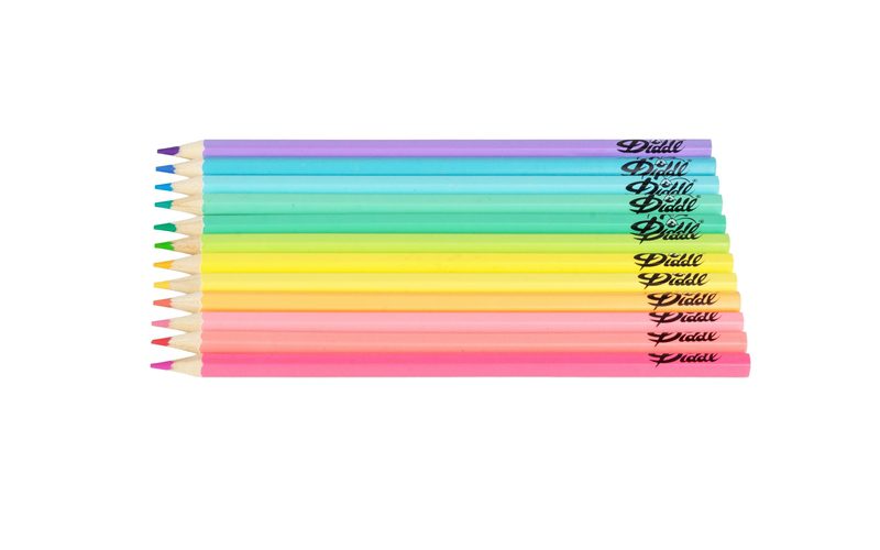 Diddl kleurpotloden – Set van 12 pastel kleurpotloden