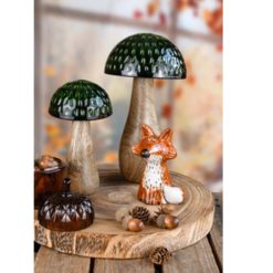 Alternative view of Decoratieve paddenstoel groen