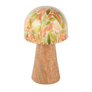 Retro paddenstoel groen en oranje .